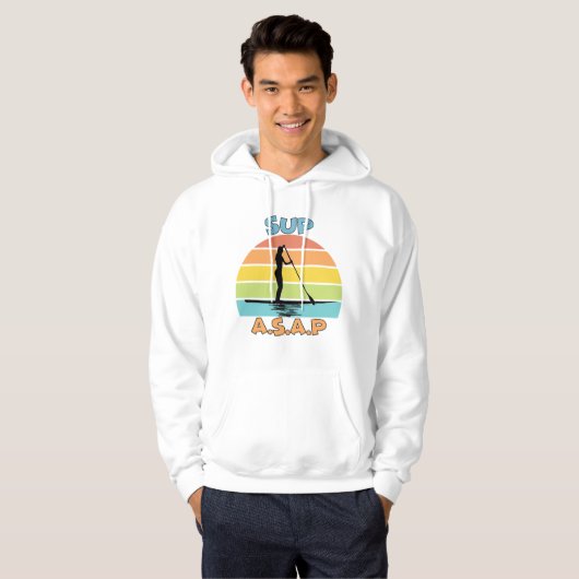 SUP ASAP stand-up opvulling Hoodie (Voorkant volledig)