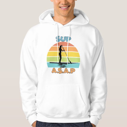 SUP ASAP stand-up opvulling Hoodie (Voorkant)