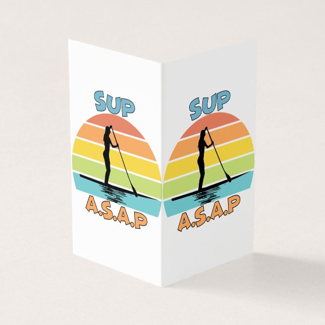 SUP ASAP stand-up opvulling Kaart (Buitenkant)