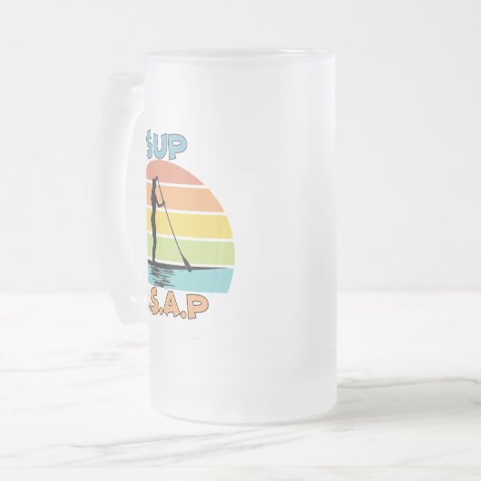 SUP ASAP stand-up opvulling Matglas Bierpul (Voorkant links)