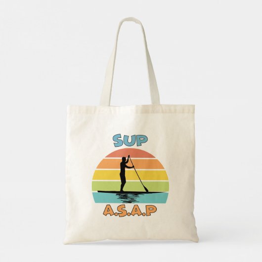 SUP ASAP stand-up opvulling Tote Bag (Achterkant)