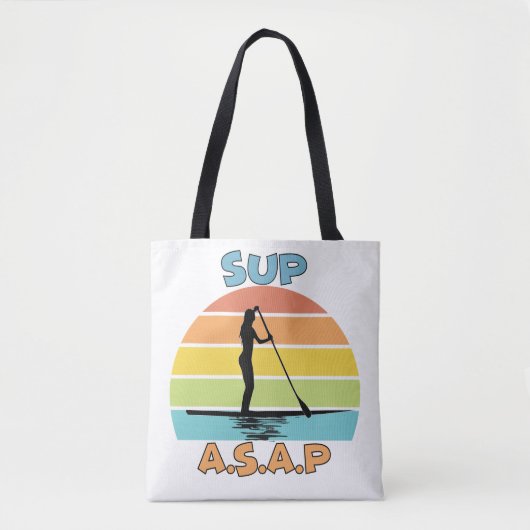 SUP ASAP stand-up opvulling Tote Bag (Voorkant)