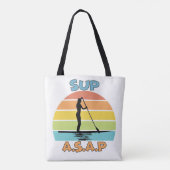 SUP ASAP stand-up opvulling Tote Bag (Achterkant)
