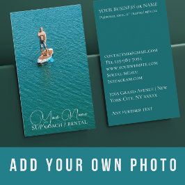 SUP board paddle verhuur winkel Visitekaartje