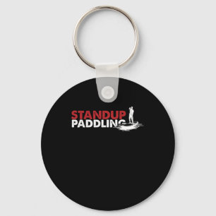 Sup Boarding Paddle Ocean Zee Surfing Surfred Surf Sleutelhanger