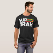 Sup Brah Local Hawaï Pidgin Rasta T-shirt (Voorkant volledig)
