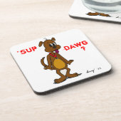 SUP DAWG? Doggy Cork Onderzetter (Linkerzijde)