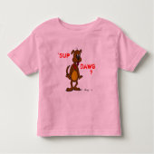 SUP DAWG? Doggy Toddlers Ringer T-Shirt (Voorkant)