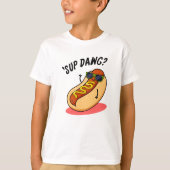 Sup Dawg Funny Hot Dog Pun T-shirt (Voorkant)