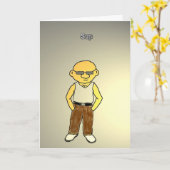 "Sup" de Kaart van de Verjaardag (Gele Bloem)