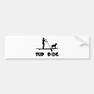 SUP de Status van de Hond Bumpersticker