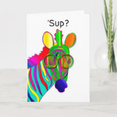 SUP Denken aan U Zebra Kaleidoscoop Collectie Kaart (Voorkant)
