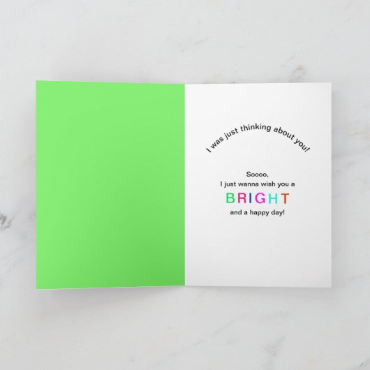 SUP Denken aan U Zebra Kaleidoscoop Collectie Kaart (Binnen)