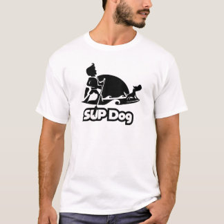 SUP DOG 8 - voor en achter T-shirt