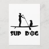 SUP Dog Sitting Briefkaart (Voorkant)