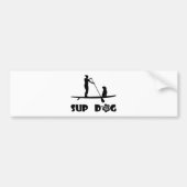 SUP Dog Sitting Bumpersticker (Voorkant)