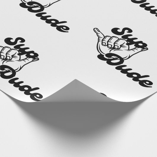Sup Dude inpakpapier (Hoek)