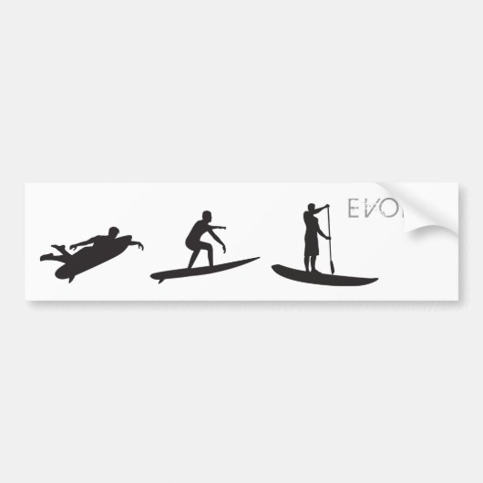 SUP Evolve Bumpersticker (Voorkant)