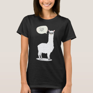 Sup Geen Drama Lama Alpaca T-shirt