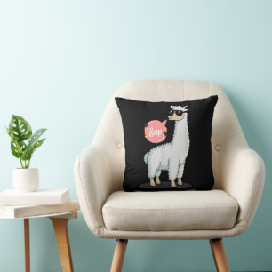 Sup Geen Drama Lama Dierenliefhebber Geweldig Grap Kussen
