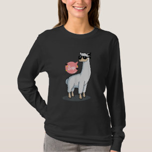 Sup Geen Drama Lama Dierenliefhebber Geweldig Grap T-shirt