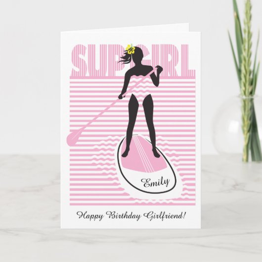 SUP Girl Kaart (Voorkant)