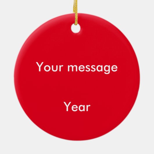 SUP Girl Keramisch Ornament (Achterkant)