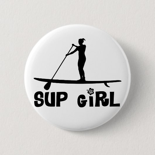 SUP Girl Ronde Button 5,7 Cm (Voorkant)