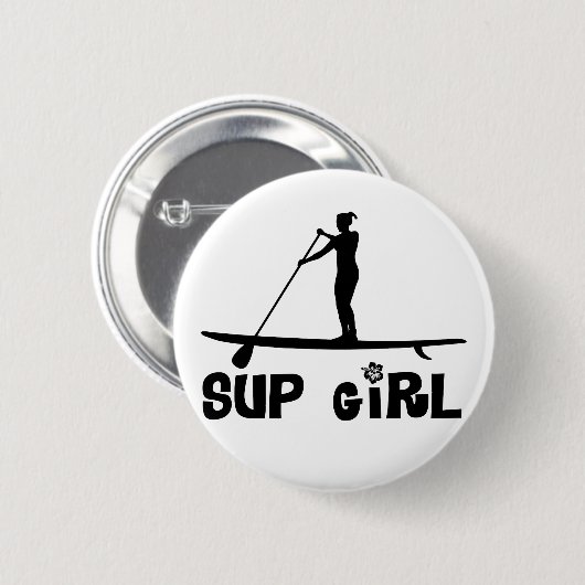 SUP Girl Ronde Button 5,7 Cm (Voorkant /achterkant)