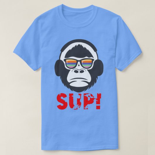 sup-hondenbont t-shirt (Design voorkant)