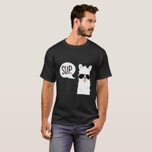 Sup Llama T-shirt (Voorkant volledig)