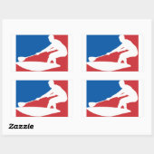 SUP LOGO RECHTHOEKIGE STICKER (Vel)