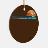 SUP Ma SUP Paddle Board Keramisch Ornament (Rechts)
