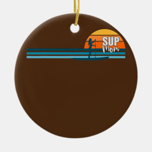 SUP Ma SUP Paddle Board Keramisch Ornament (Voorkant)