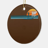 SUP Ma SUP Paddle Board Keramisch Ornament (Links)