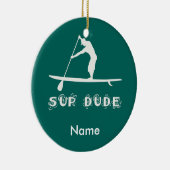 SUP Man Keramisch Ornament (Rechts)