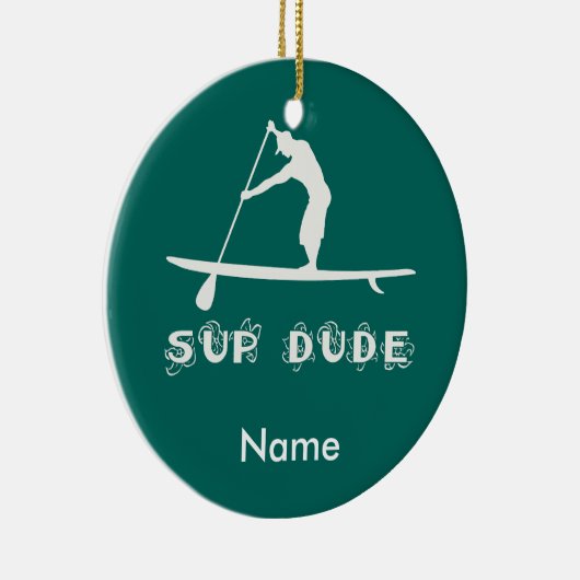 SUP Man Keramisch Ornament (Rechts)