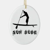 SUP Man Keramisch Ornament (Rechts)