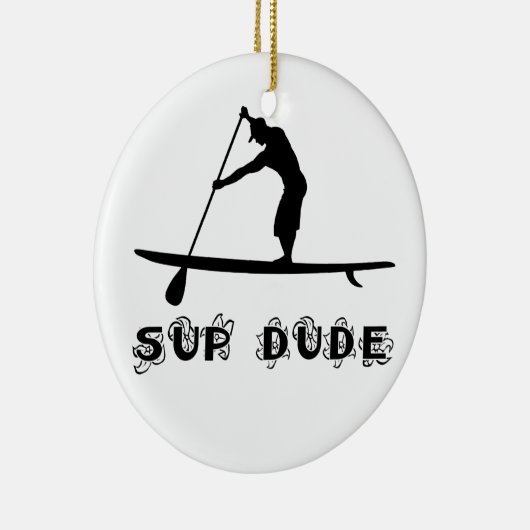 SUP Man Keramisch Ornament (Rechts)