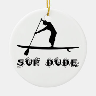 SUP Man Keramisch Ornament