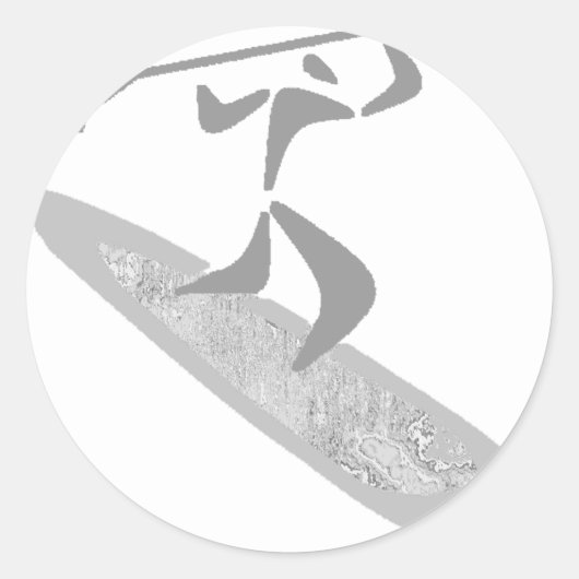 SUP NIEUWE PASSAGE RONDE STICKER (Voorkant)