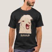 Sup No Drama Llama Alpaca Dierlijke Mannen Vrouwen T-shirt (Voorkant)