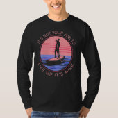 SUP Opstand tegen opvulling Surfboardrand T-shirt (Voorkant)