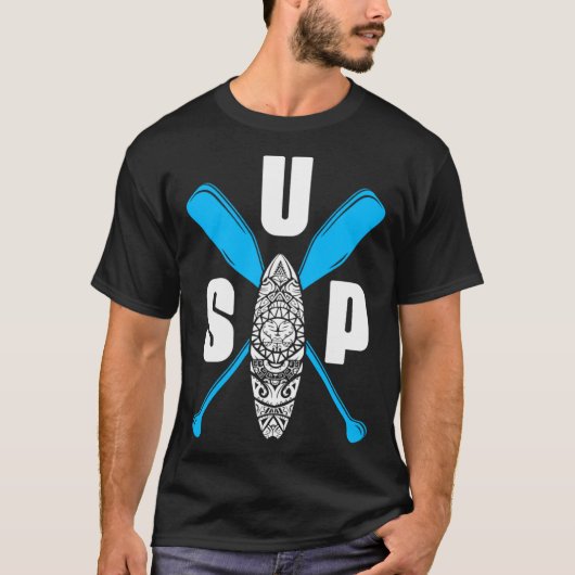 SUP Paddleboard Boarding Paddling Stand Up Paddle T-shirt (Voorkant)