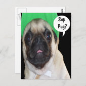 Sup Pug? Briefkaart (Voorkant / Achterkant)