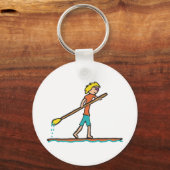 SUP Stand Up Paddleboard Sleutelhanger (Voorkant)
