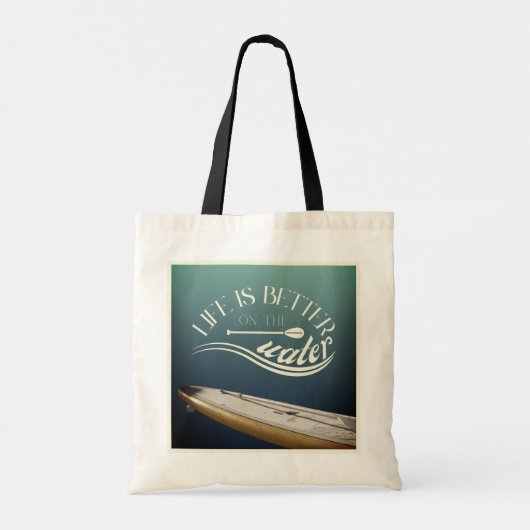 SUP stand up peddelen accessoire retro Tote Bag (Achterkant)