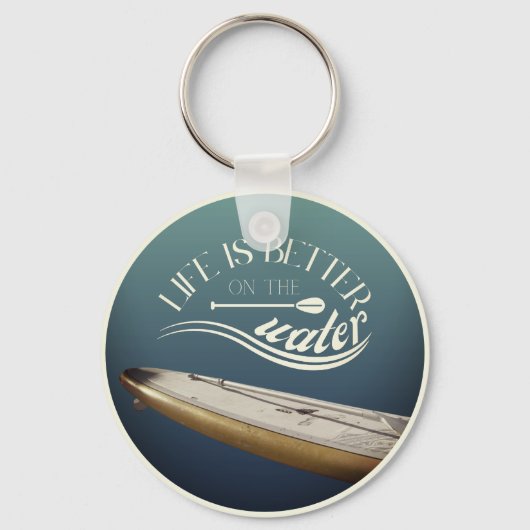 SUP stand up peddelen decoratie retro Sleutelhanger (Voorkant)