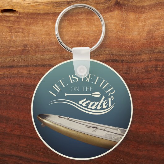 SUP stand up peddelen decoratie retro Sleutelhanger (Voorkant)