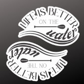 SUP stand up peddelen decoratie Sticker